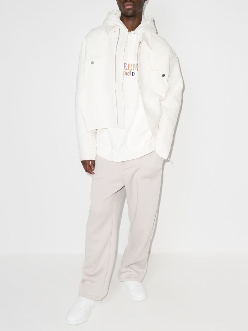 Rainbow Logo Cotton Hoodie