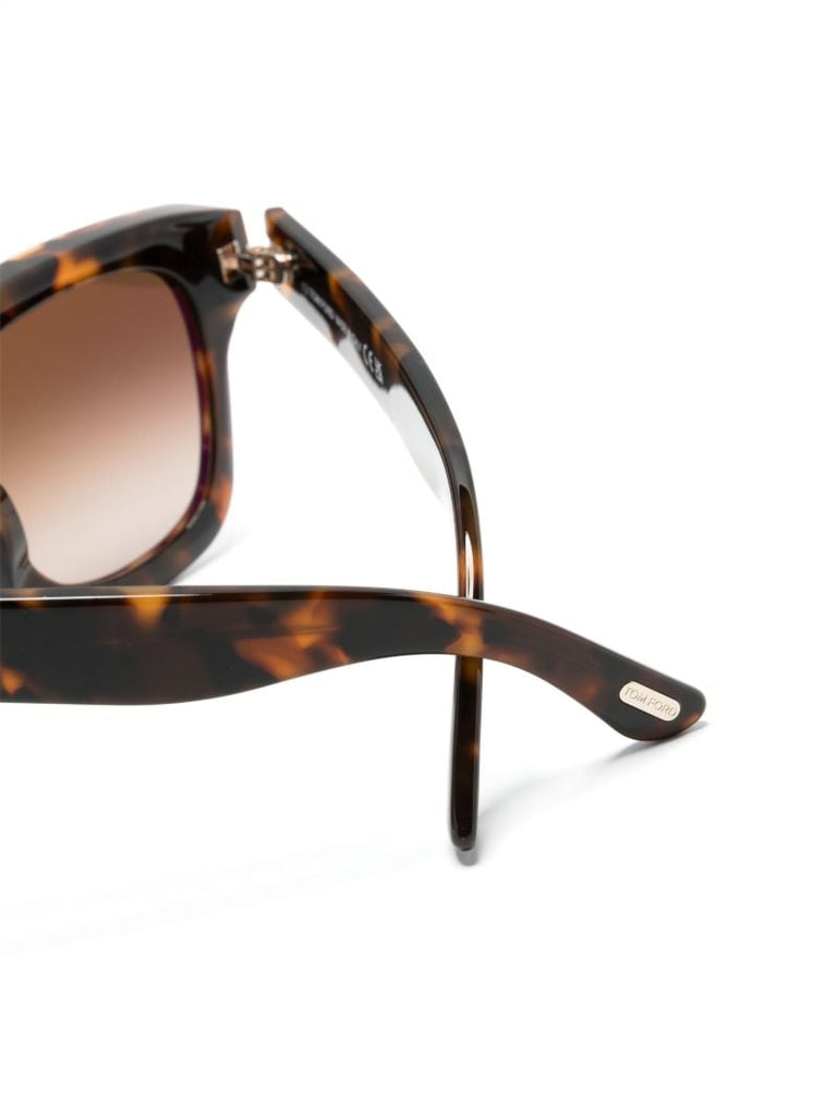 Brown Square-frame Sunglasses
