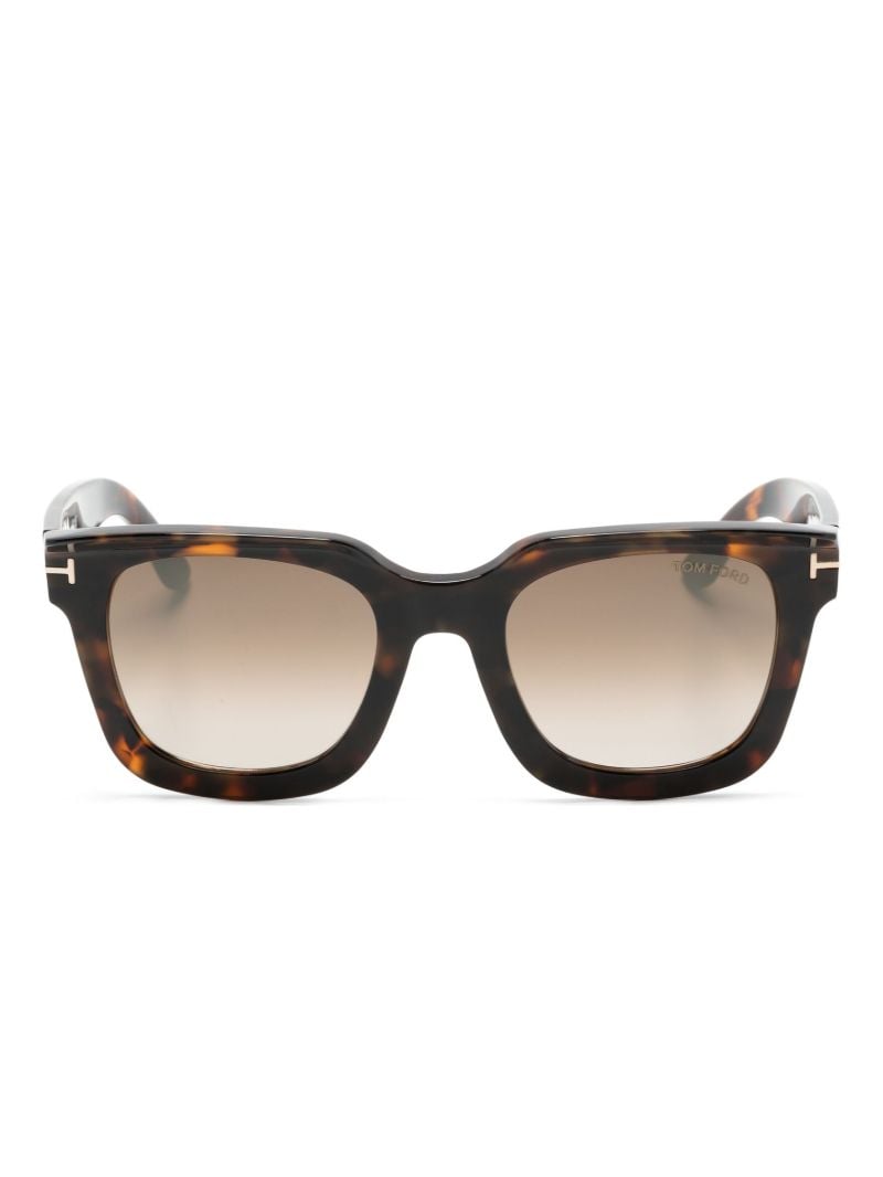 Brown Square-frame Sunglasses