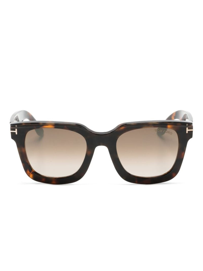 Brown Square-frame Sunglasses