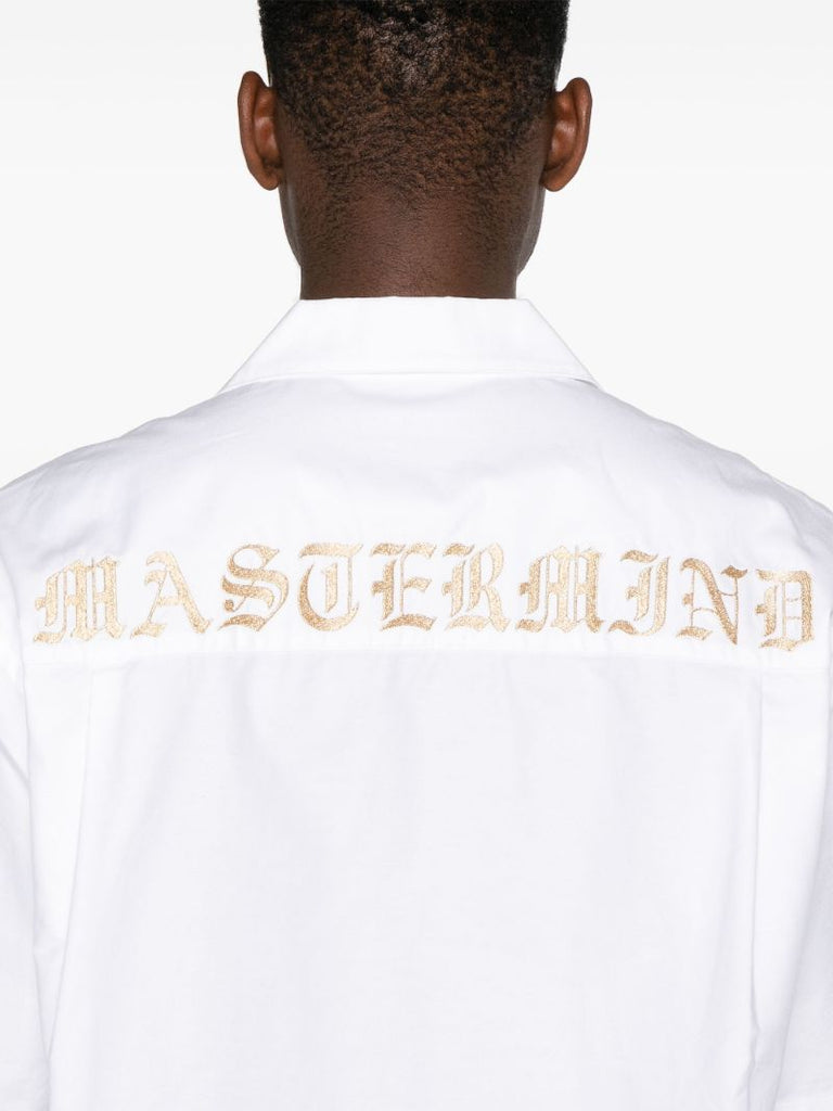 White Skull-print Short-sleeve T-shirt