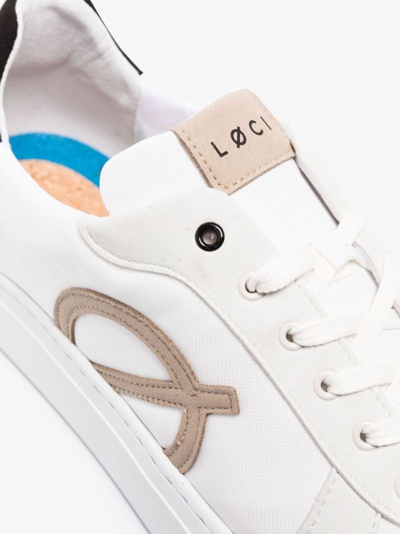 White Seven Low Top Suede Sneakers