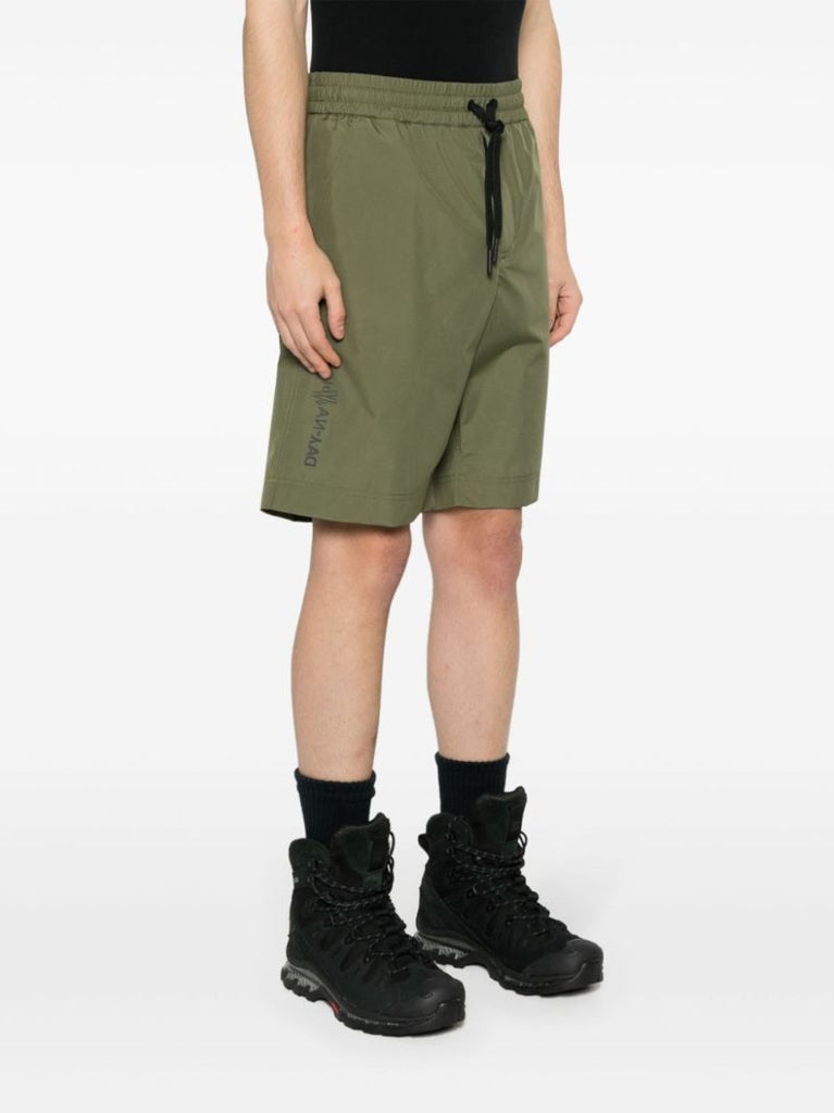 Green Logo AppliquÃ_x0083_Â© Running Shorts