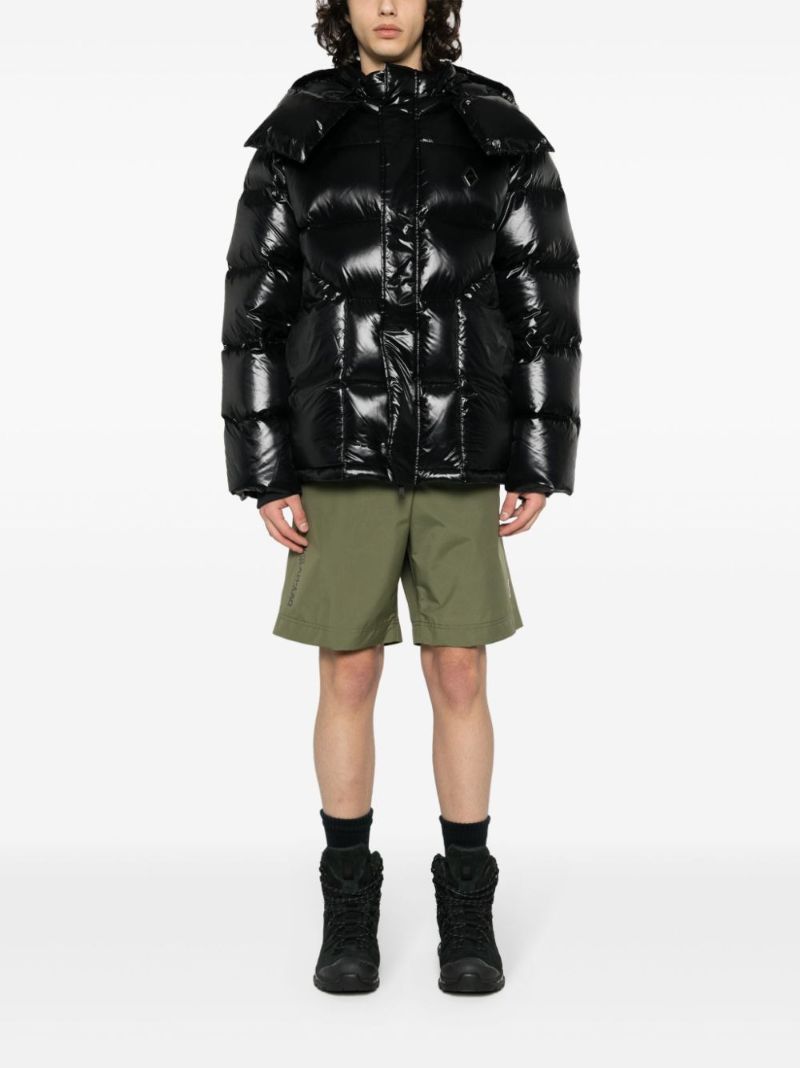 Green Logo AppliquÃ_x0083_Â© Running Shorts