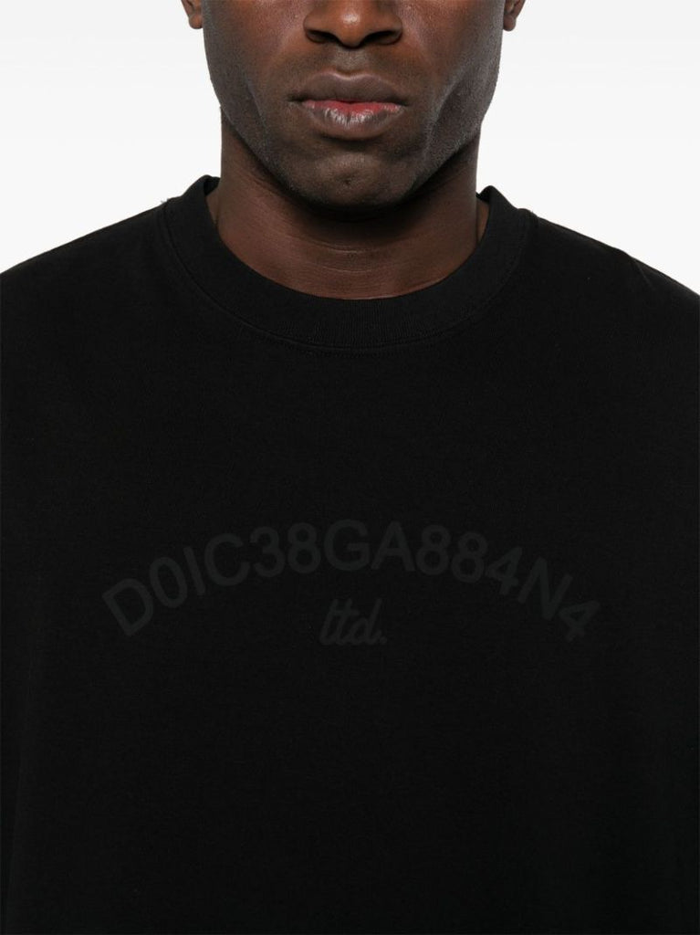 Black Logo-print Cotton T-shirt