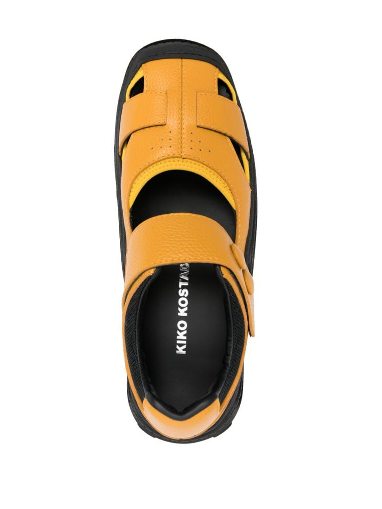 Yellow Hybrid Leather Sandals