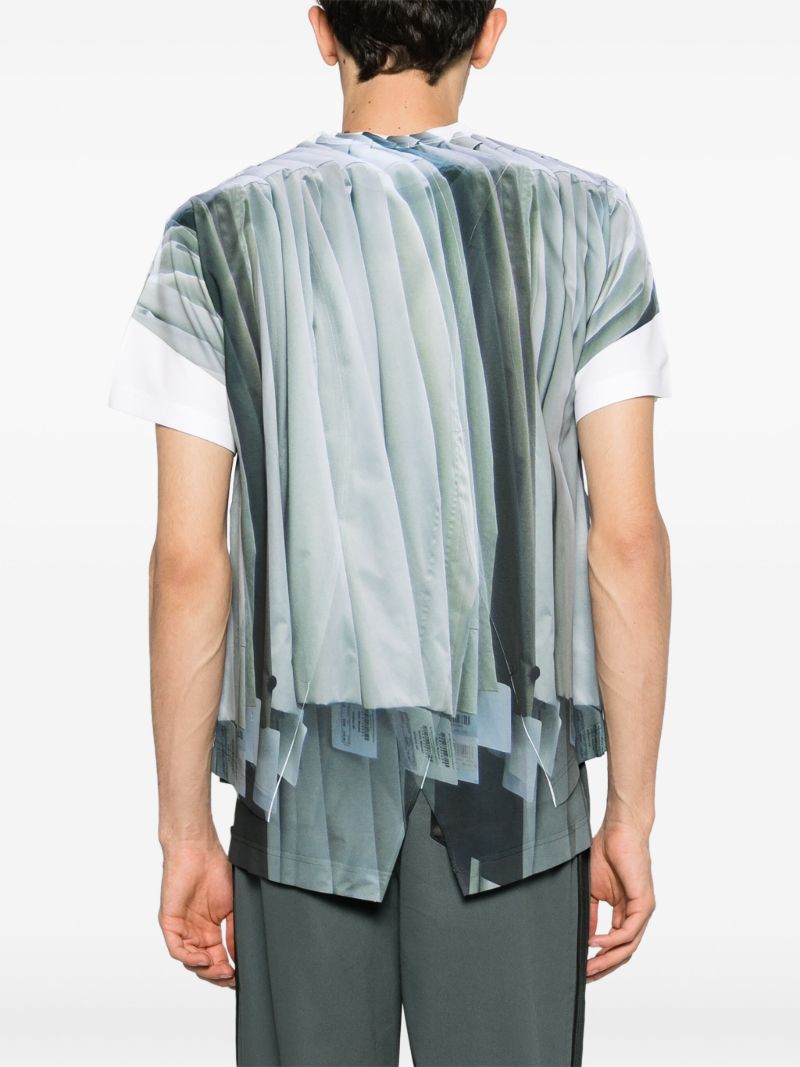 Grey Trompe L'oeil T-shirt