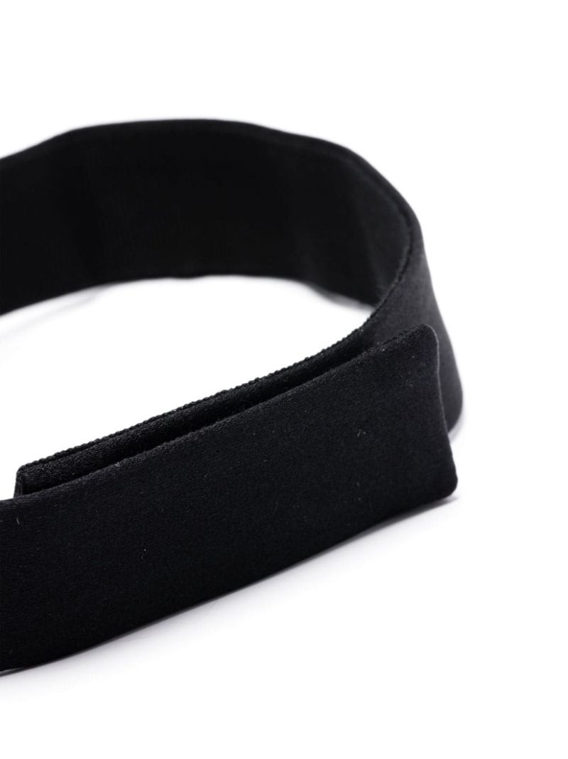 White Floral-appliquÃ_x0083_Â© Satin Choker