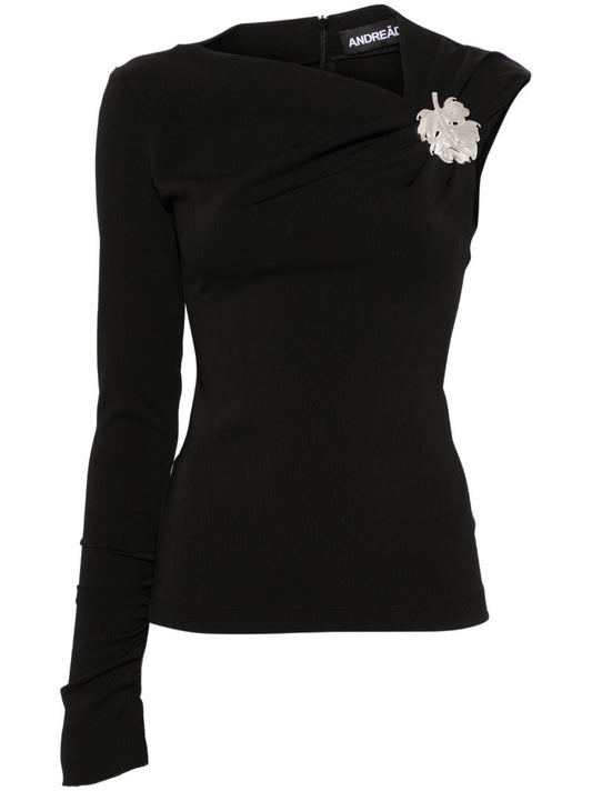 Black Leaf-appliquÃ_x0083_Â© Asymmetric Top
