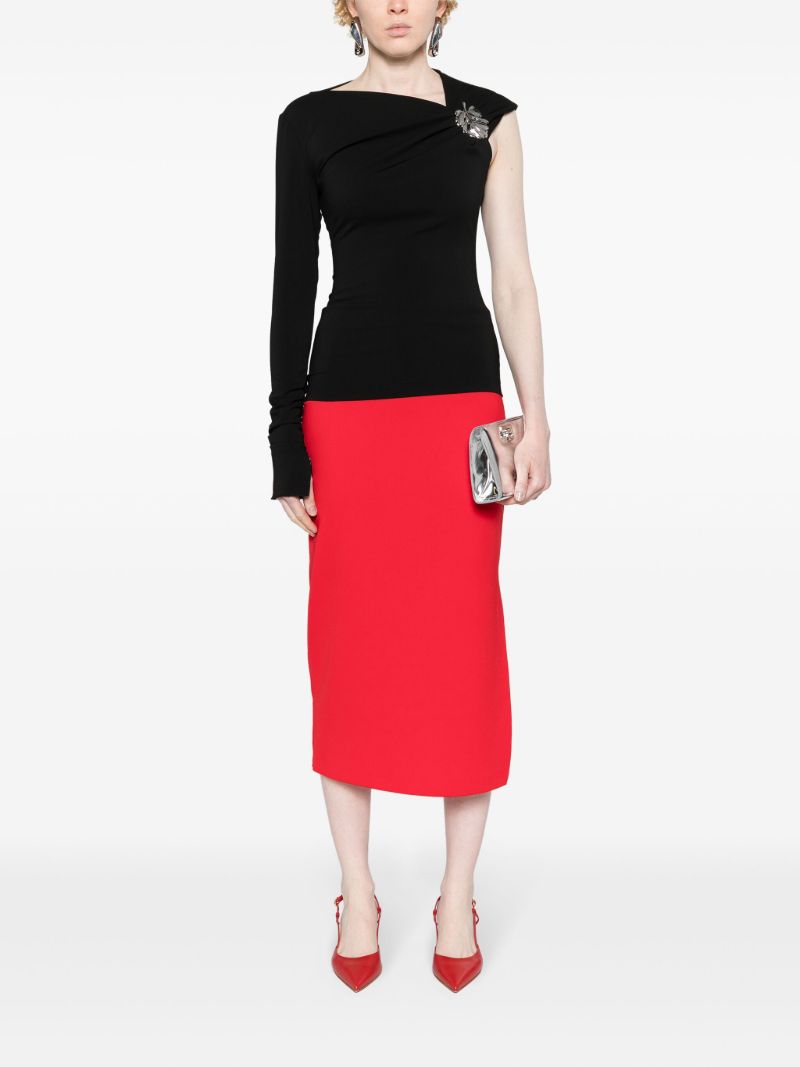 Black Leaf-appliquÃ_x0083_Â© Asymmetric Top