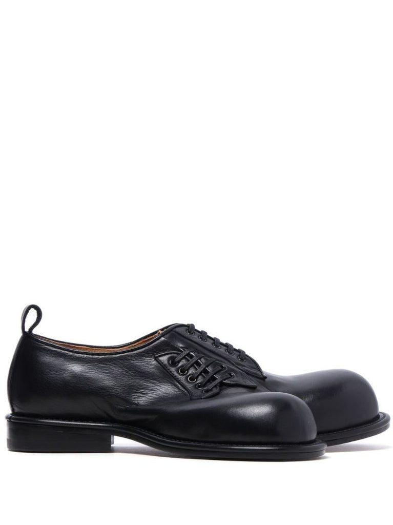 X Kids Love Gaite Black Plus Leather Derby Shoes