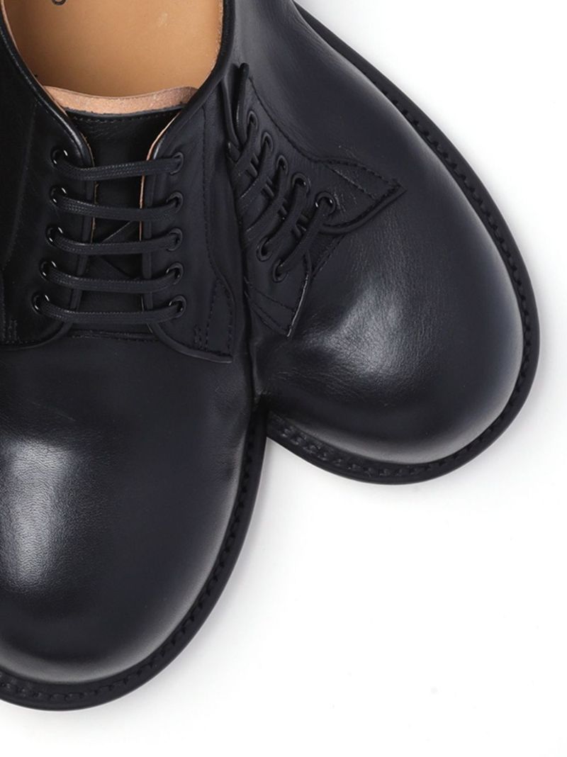 X Kids Love Gaite Black Plus Leather Derby Shoes