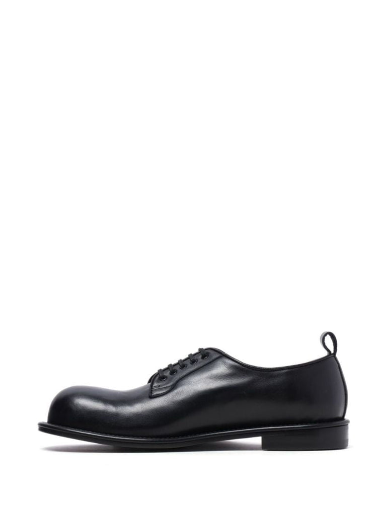 X Kids Love Gaite Black Plus Leather Derby Shoes