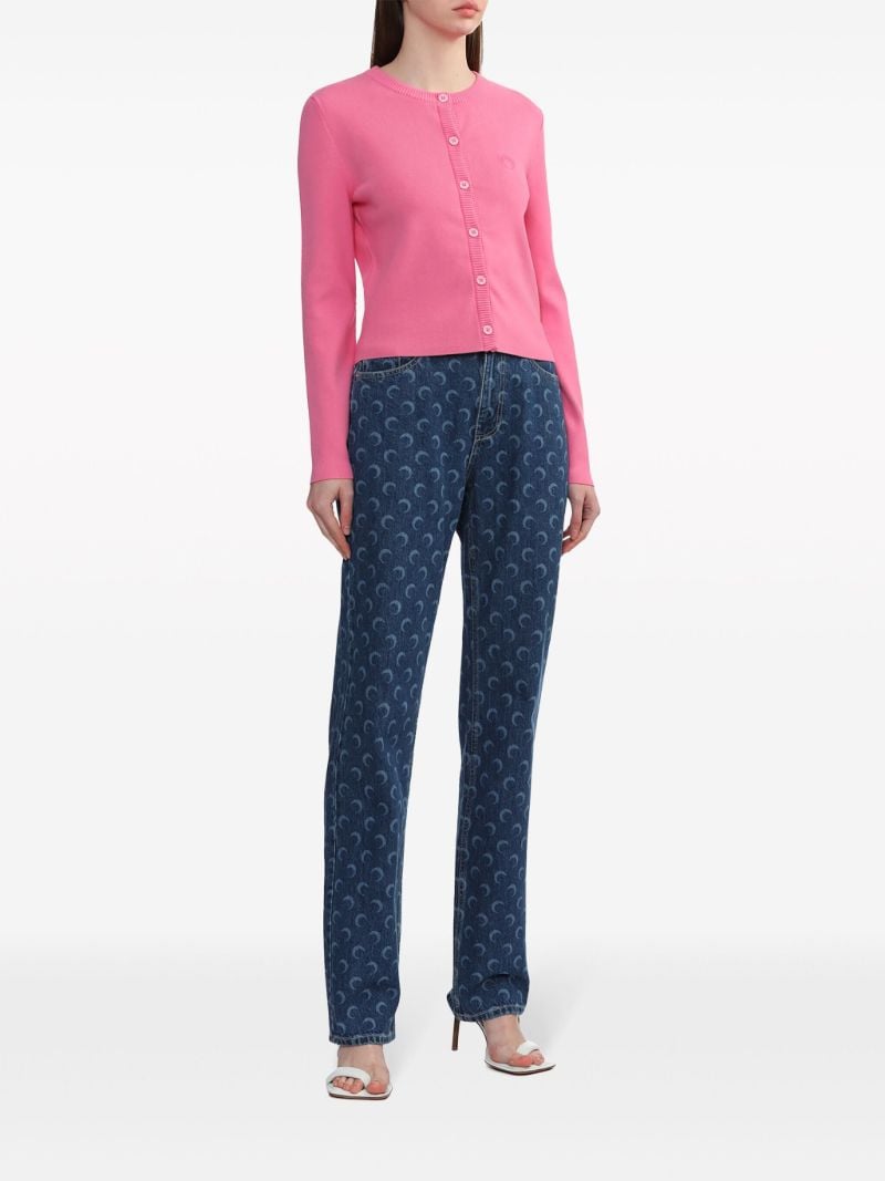 Pink Core Knit Cardigan