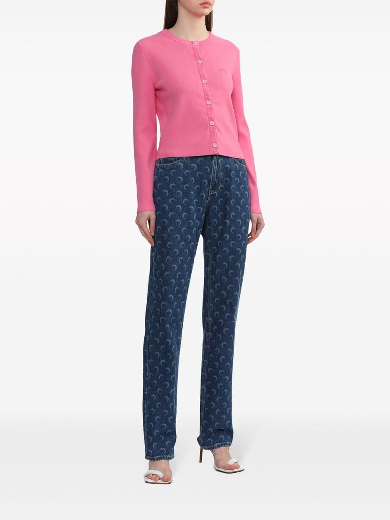 Pink Core Knit Cardigan