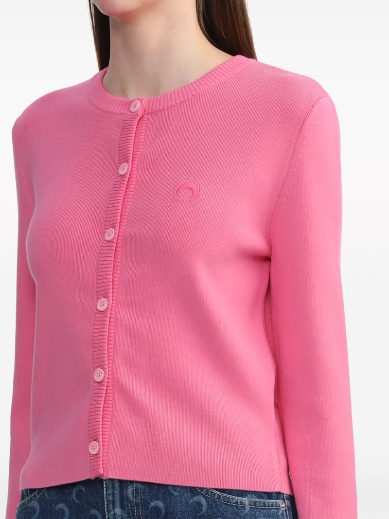 Pink Core Knit Cardigan