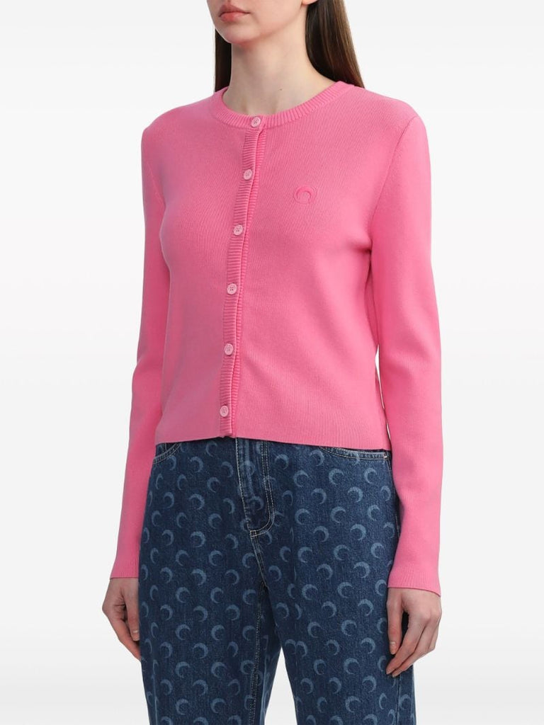 Pink Core Knit Cardigan