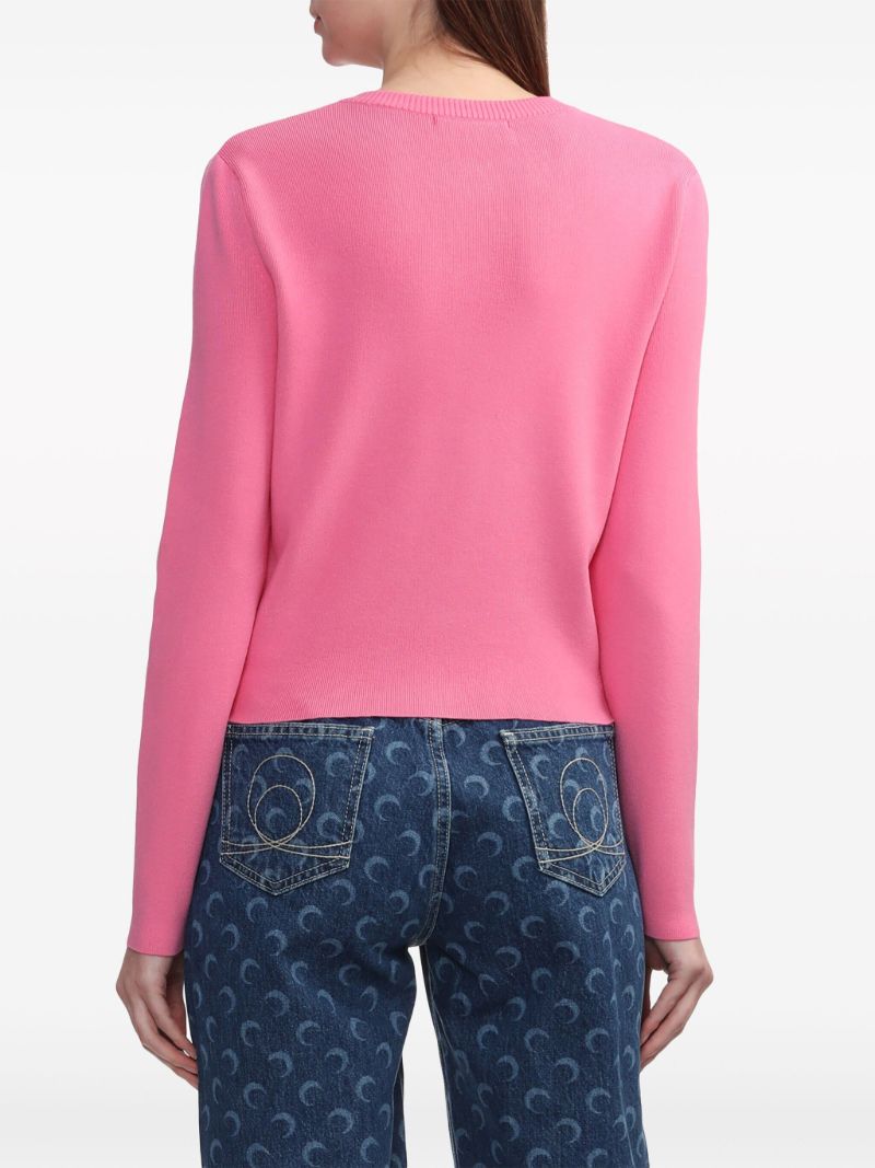 Pink Core Knit Cardigan