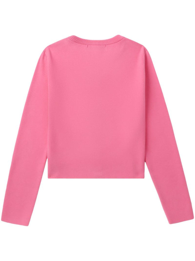 Pink Core Knit Cardigan
