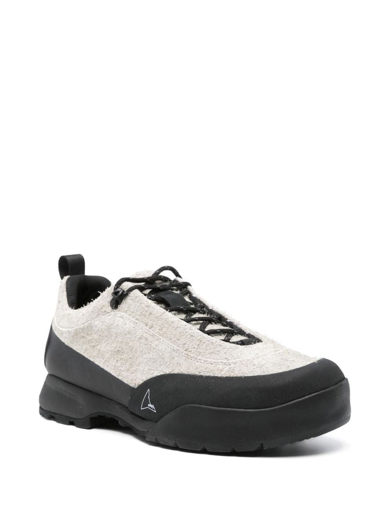 Grey Cingino Leather Sneakers
