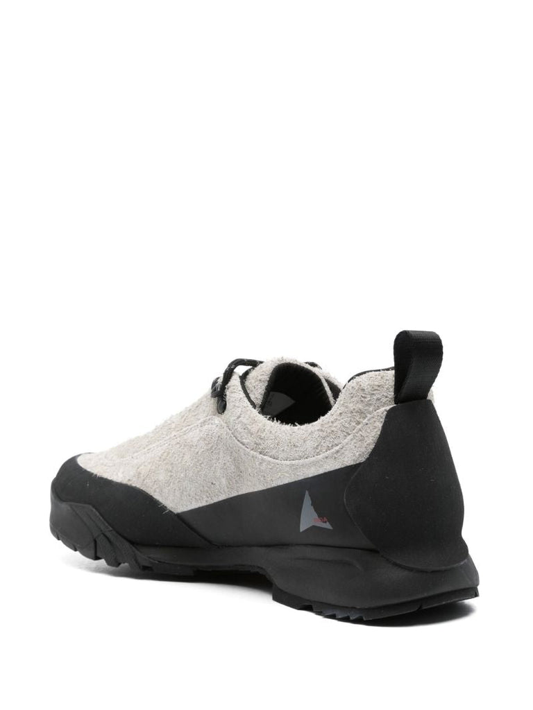 Grey Cingino Leather Sneakers