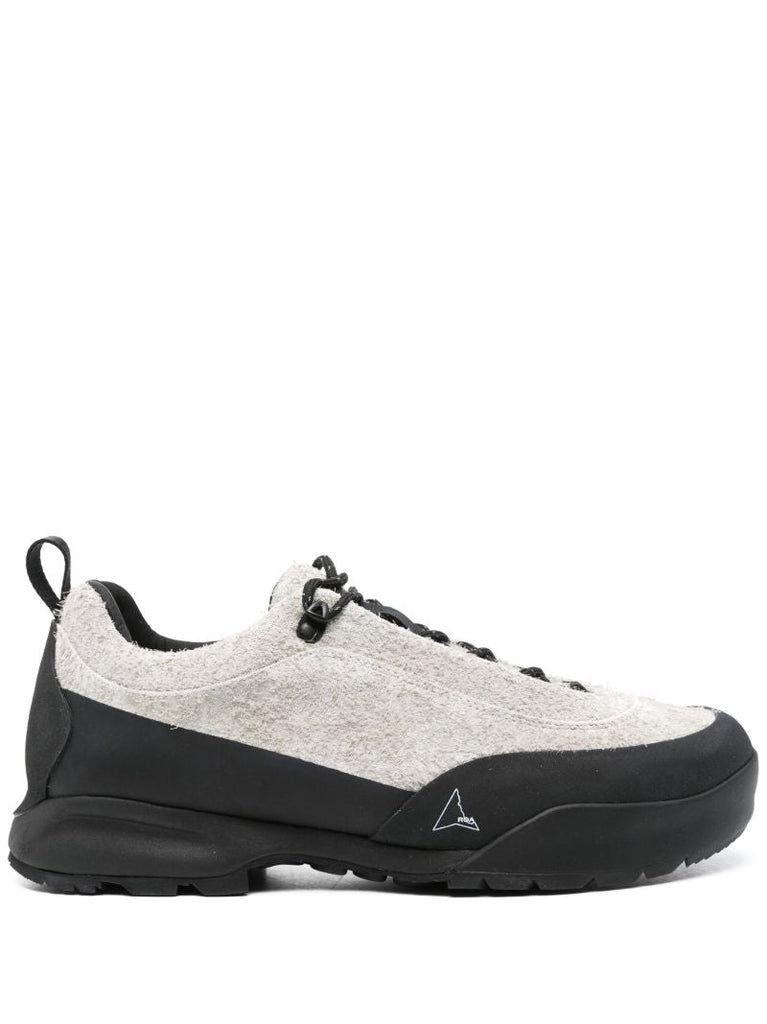 Grey Cingino Leather Sneakers
