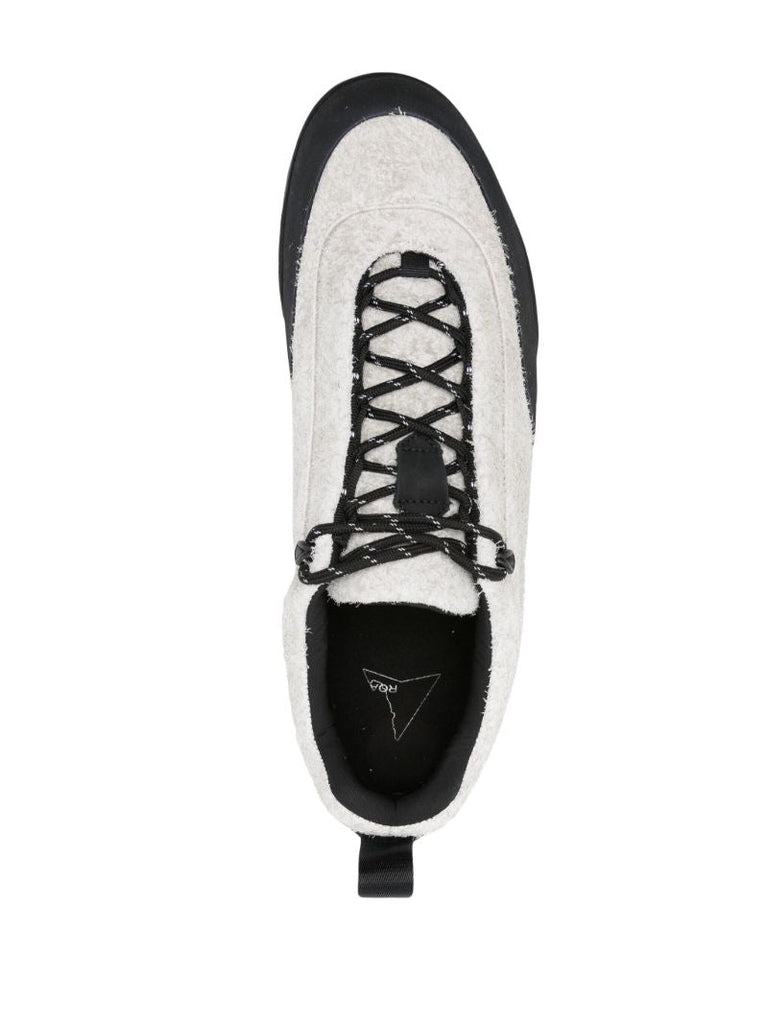 Grey Cingino Leather Sneakers