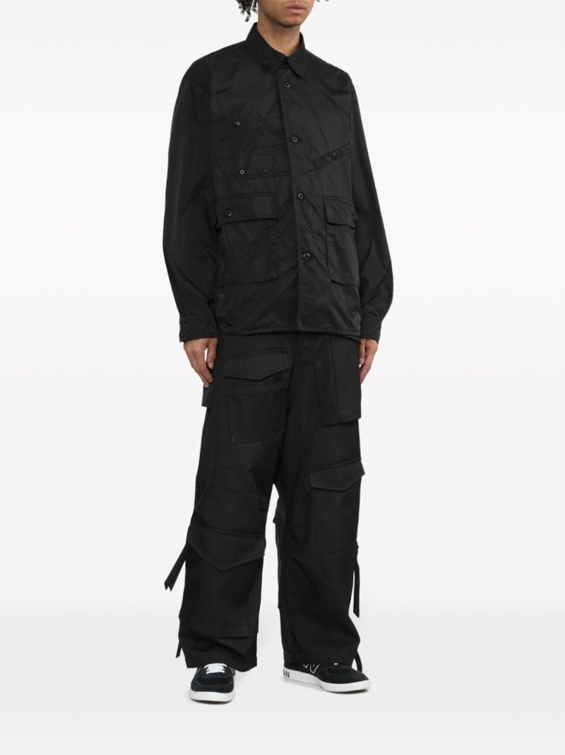 Black Multi-pocket Shirt