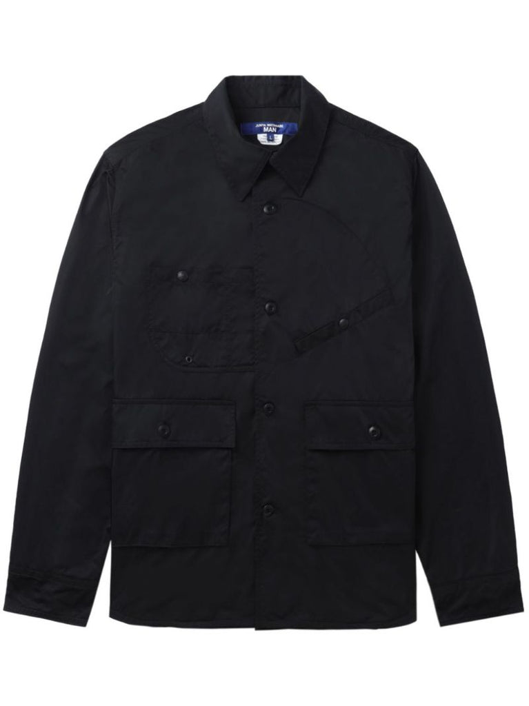 Black Multi-pocket Shirt