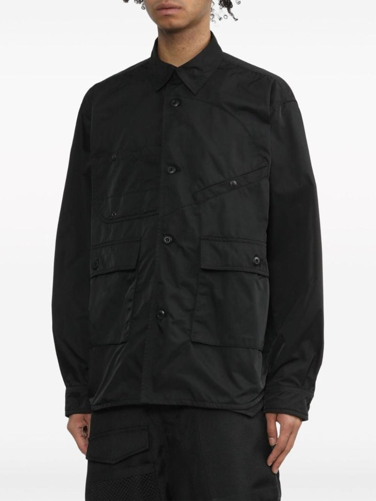 Black Multi-pocket Shirt