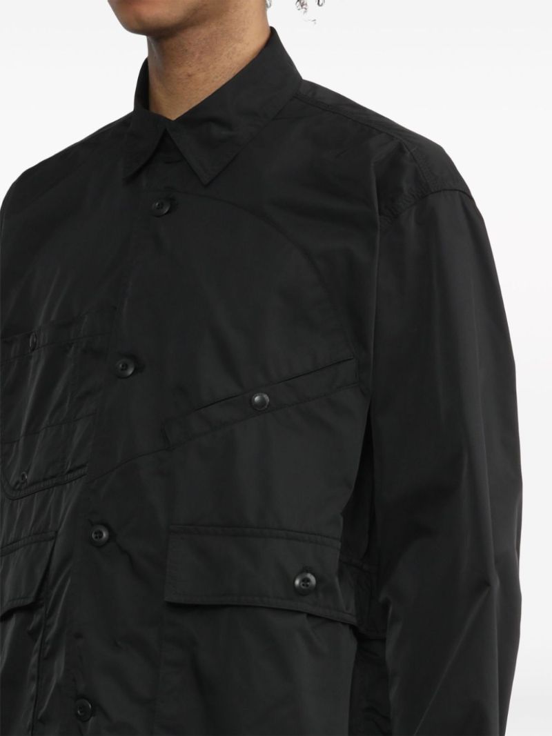 Black Multi-pocket Shirt