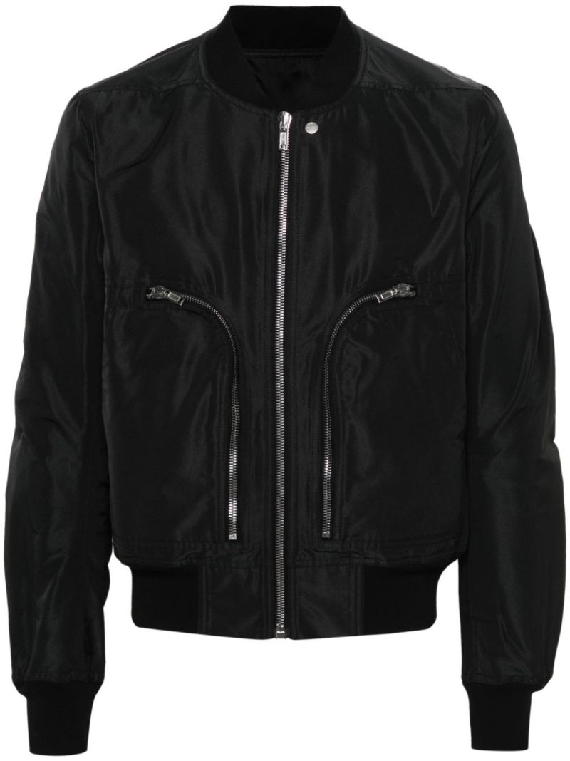 Black Bauhaus Bomber Jacket