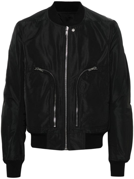 Black Bauhaus Bomber Jacket