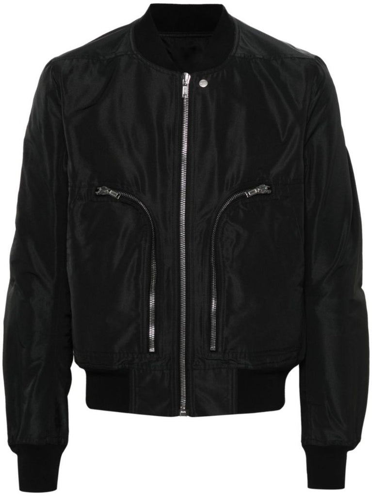 Black Bauhaus Bomber Jacket