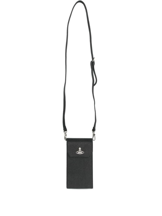 Black Re-vegan Phone Bag
