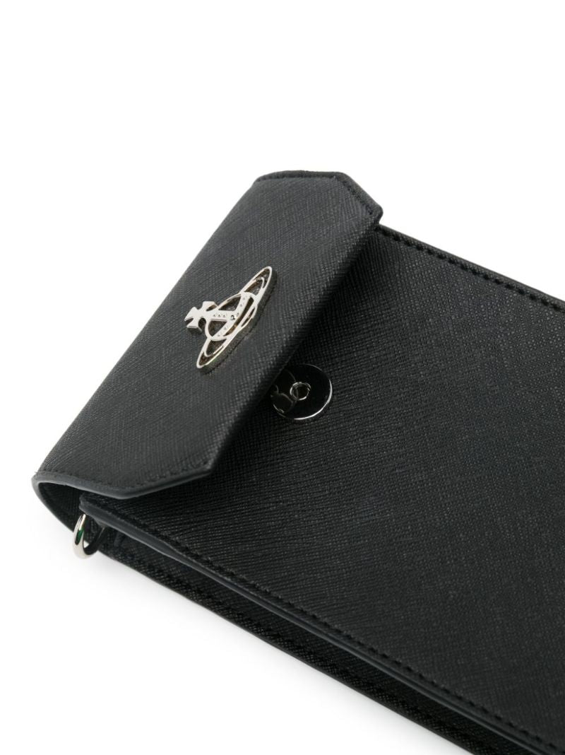 Black Re-vegan Phone Bag