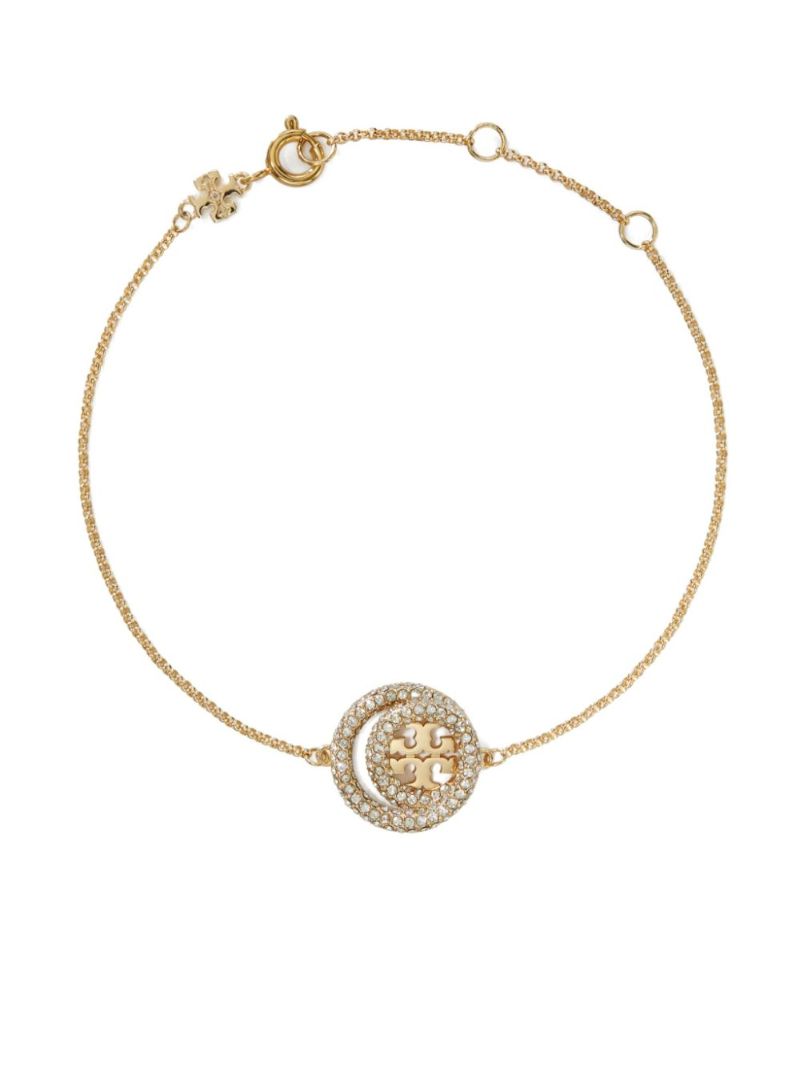18k Gold Plated Miller Crystal-embellished Bracelet
