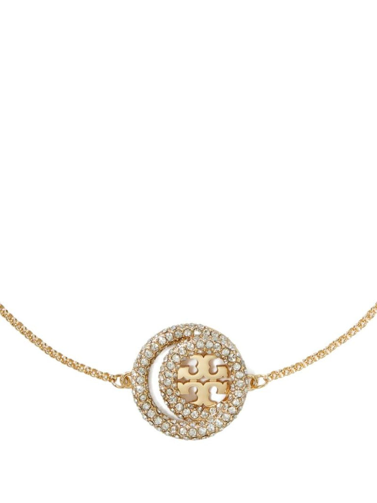18k Gold Plated Miller Crystal-embellished Bracelet