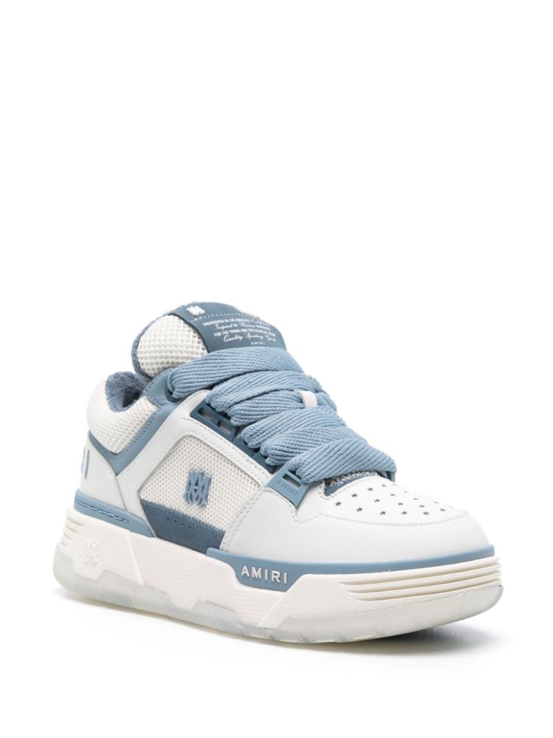 White Ma-1 Panelled Sneakers