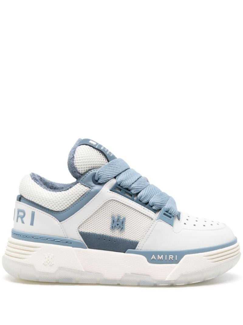 White Ma-1 Panelled Sneakers