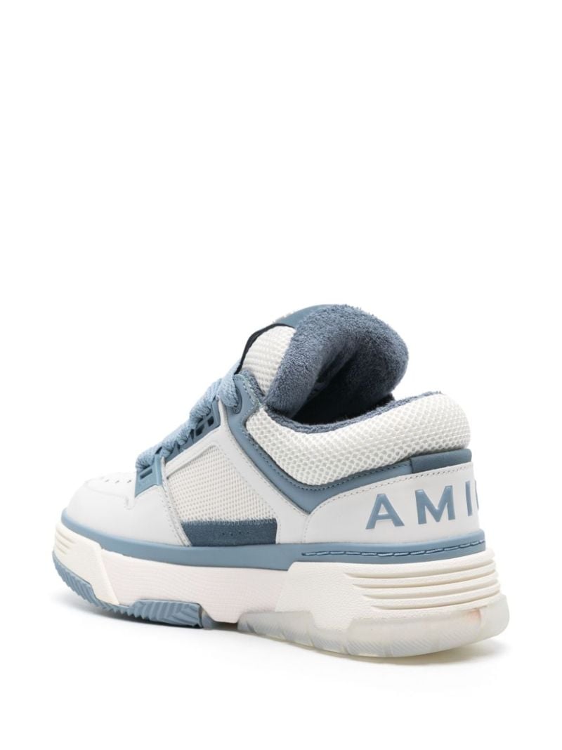 White Ma-1 Panelled Sneakers