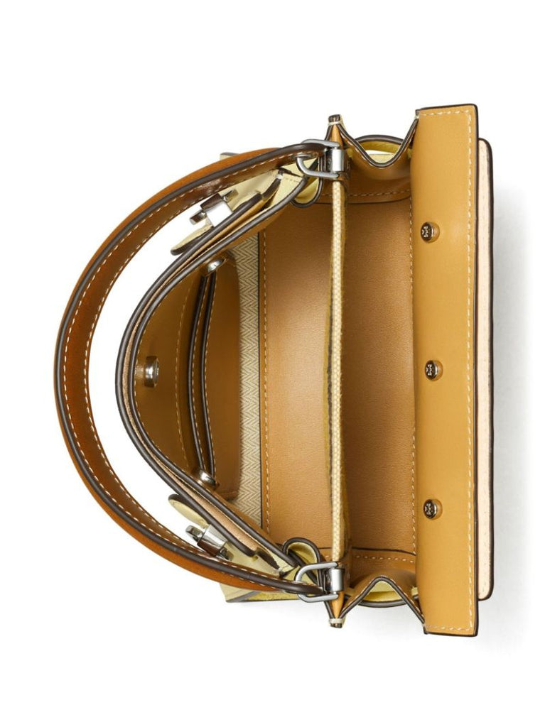 Yellow Petite Lee Radziwill Leather Tote Bag