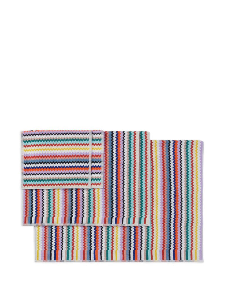 White Riverbero Cotton Towel (set of Five)