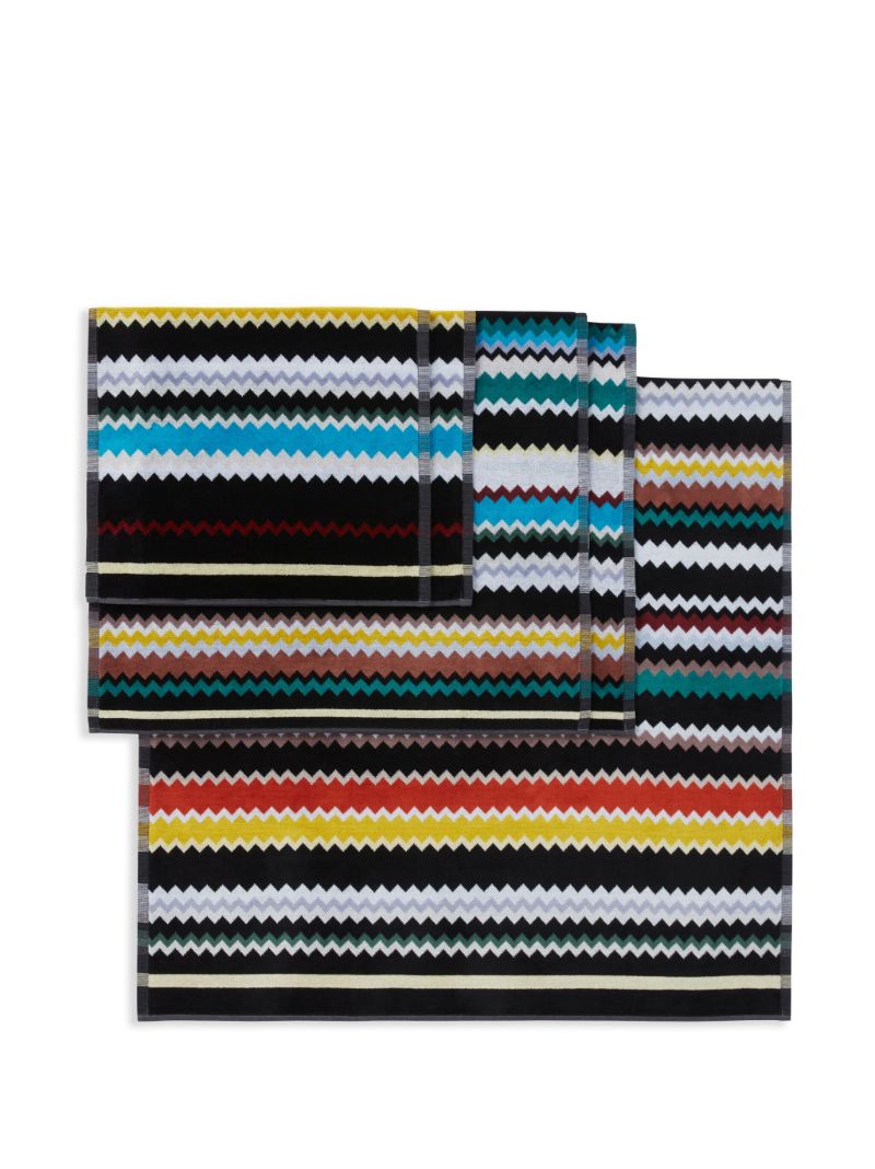 Black Curt Towel (set of Five)