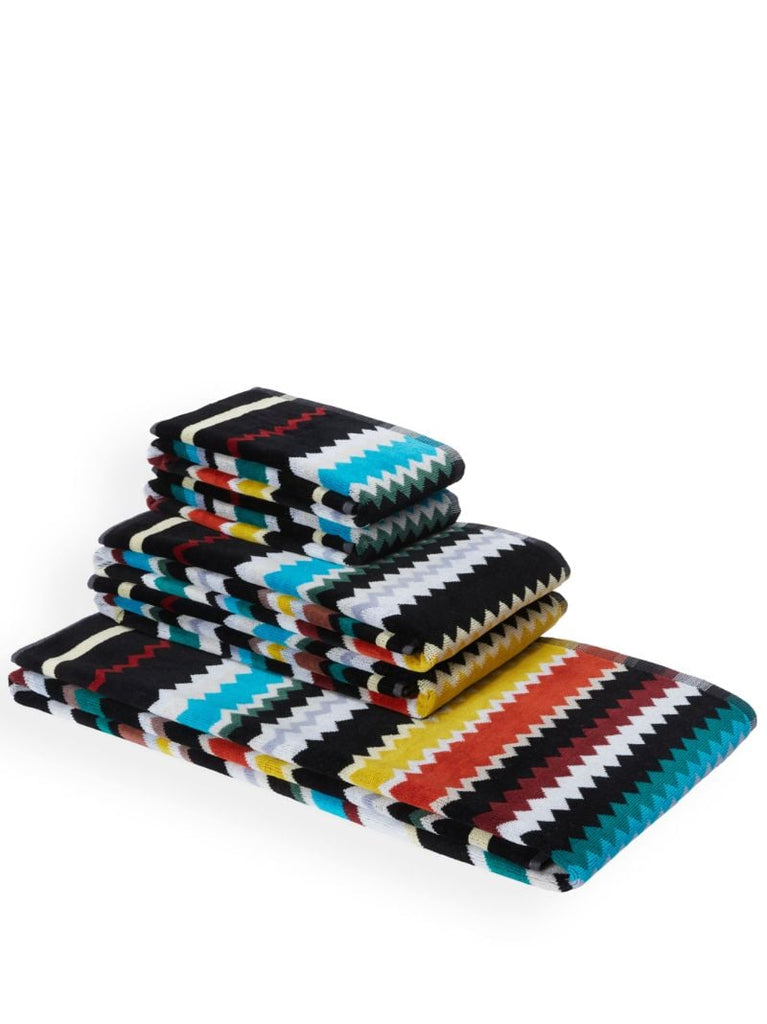 Black Curt Towel (set of Five)