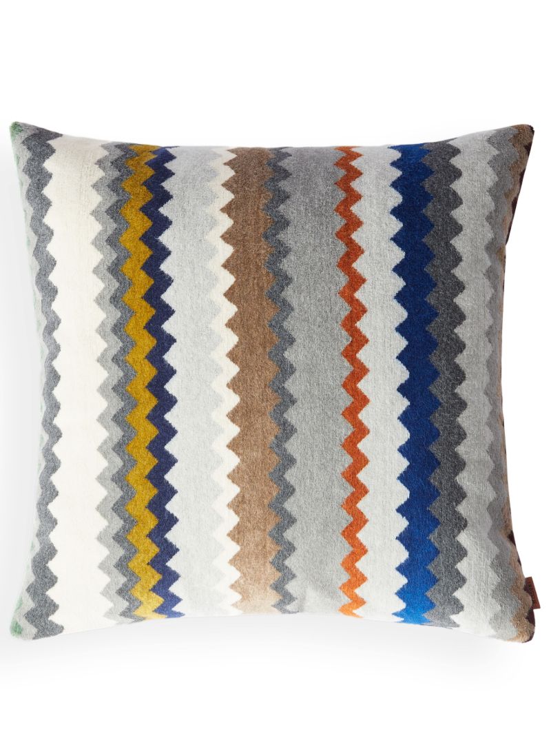 Multicolour Dune Zigzag Cushion