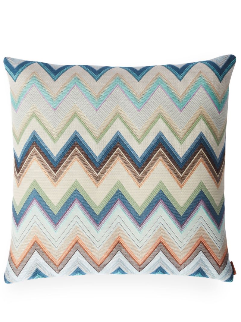 Multicolour Agadir Zigzag Cushion