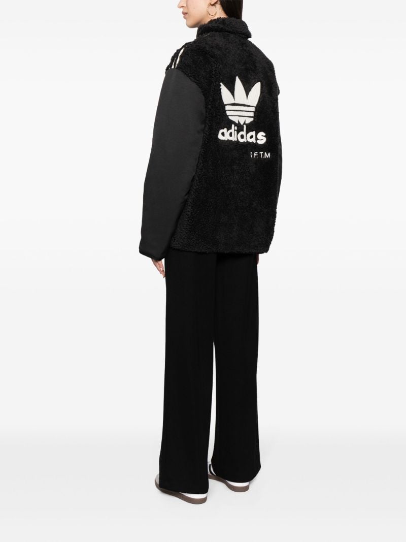 Black X Song for the Mute Panelled Fleece Jacket