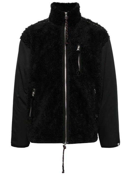 Black X Song for the Mute Panelled Fleece Jacket