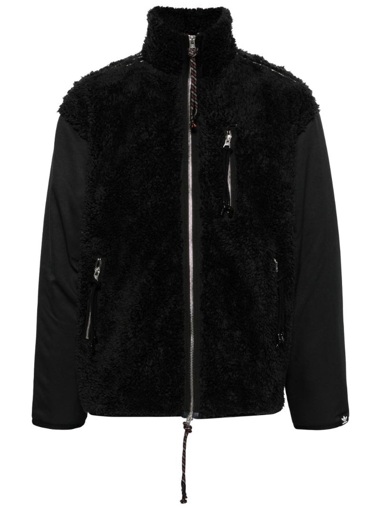 Black X Song for the Mute Panelled Fleece Jacket